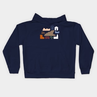 Journey around the grizzly Kids Hoodie